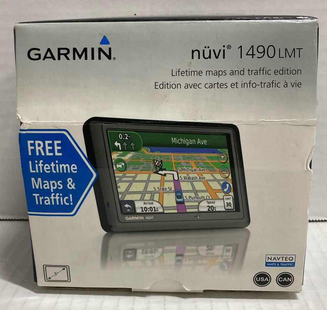 Photo 1 of GARMIN NUVI 1490LMT LIFETIME MAPS & TRAFFIC EDITION