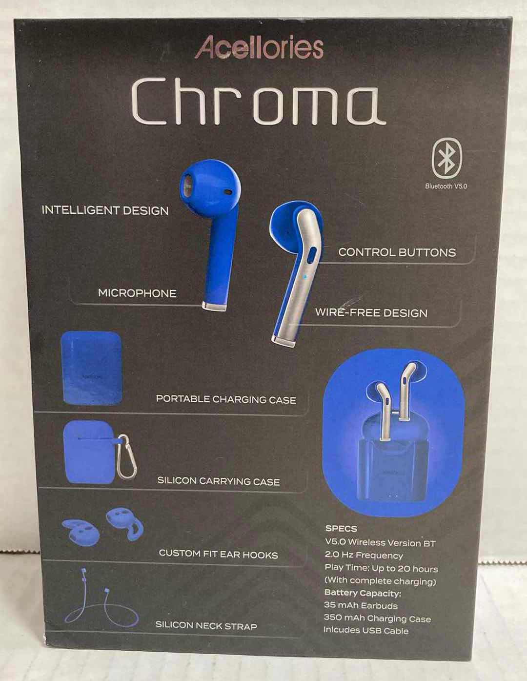 Photo 2 of ACELLORIES CHROME WIRELESS EAR BUDS