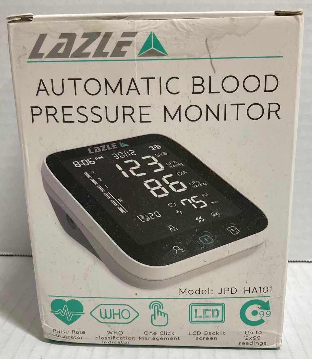 Photo 1 of LAZLE AUTOMATIC BLOOD PRESSURE MONITOR MODEL JPD-HA101