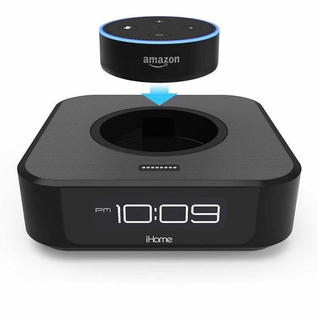 Photo 1 of IHOME STEREO SPEAKER ALARM CLOCK (FOR AMAZON ECHO DOT)