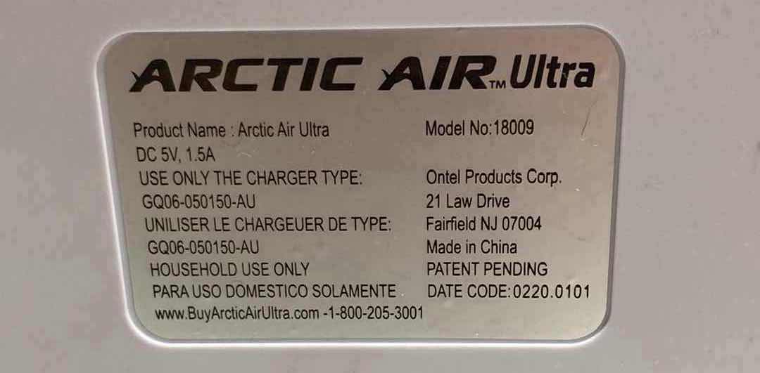 Photo 5 of ARCTIC AIR ULTRA PORTABLE COOLER