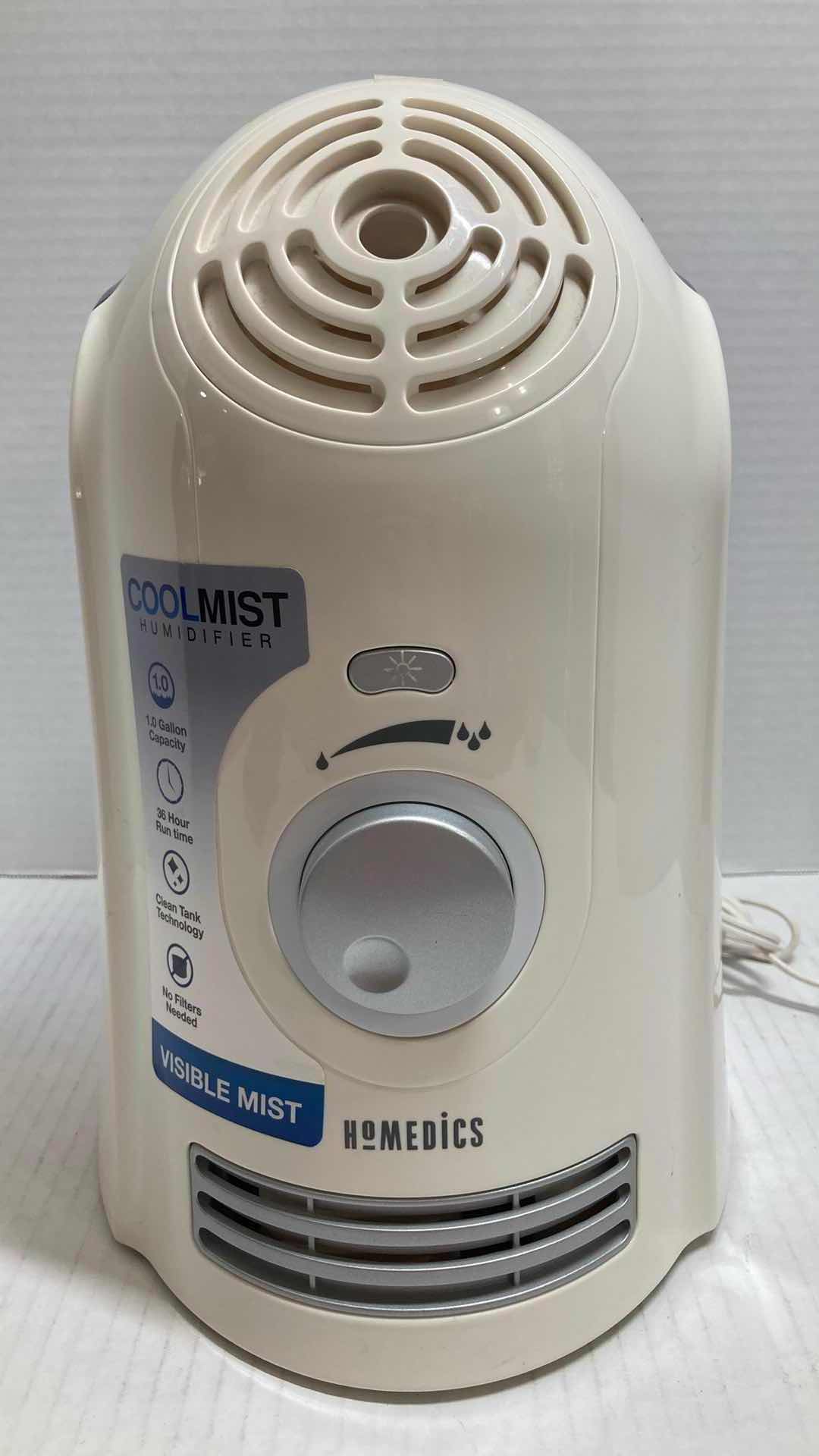 Photo 1 of HOMEDICS COOL MIST HUMIDIFIER MODEL 865103A