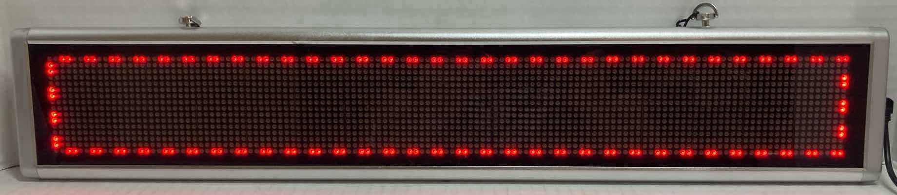 Photo 1 of INSKRIB LED SCROLLING READER SIGN 22” X 4”