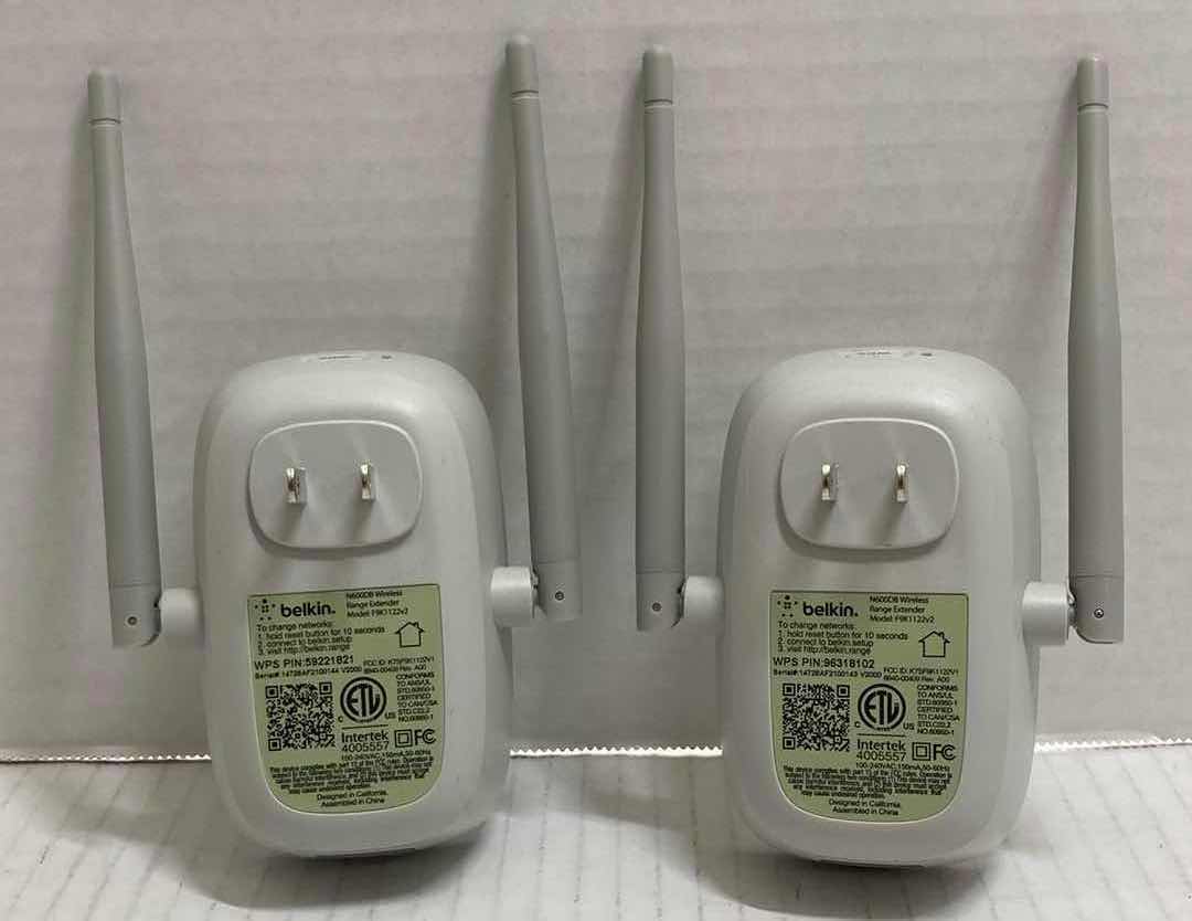 Photo 2 of BELKIN WIFI RANGE EXTENDERS MODEL F9K1122V2