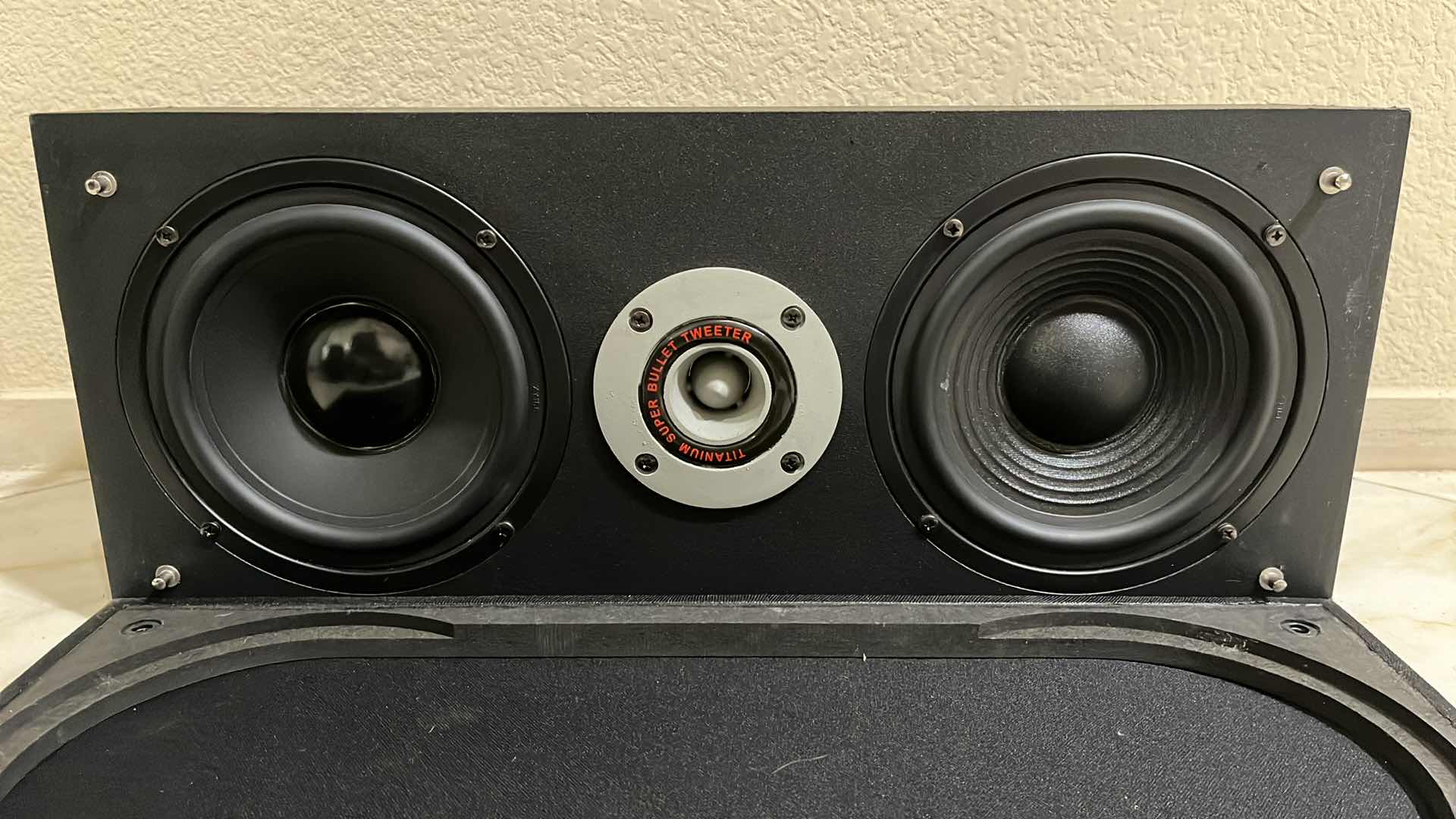 Photo 9 of KENWOOD LEFT FRONT SPEAKER MODEL KS-401HTL W TITANIUM SUPER BULLET TWEETER SUB WOOFER