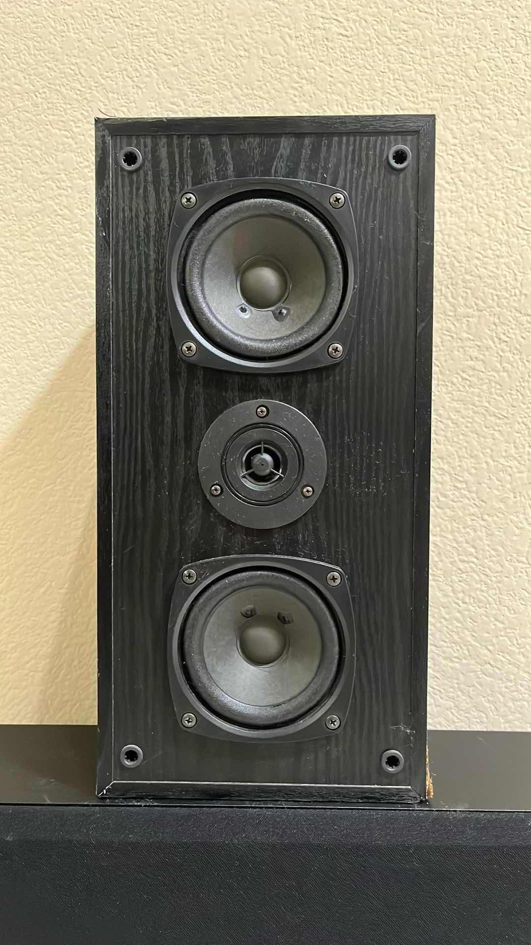 Photo 2 of KENWOOD LEFT FRONT SPEAKER MODEL KS-401HTL W TITANIUM SUPER BULLET TWEETER SUB WOOFER