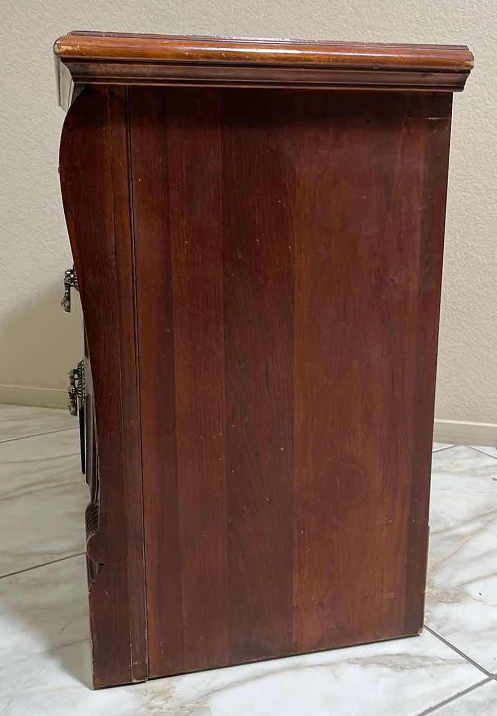 Photo 3 of VAUGHAN BASSETT 2 DRAWER WOOD NIGHTSTAND 28.5” X 16.5” H27.5”