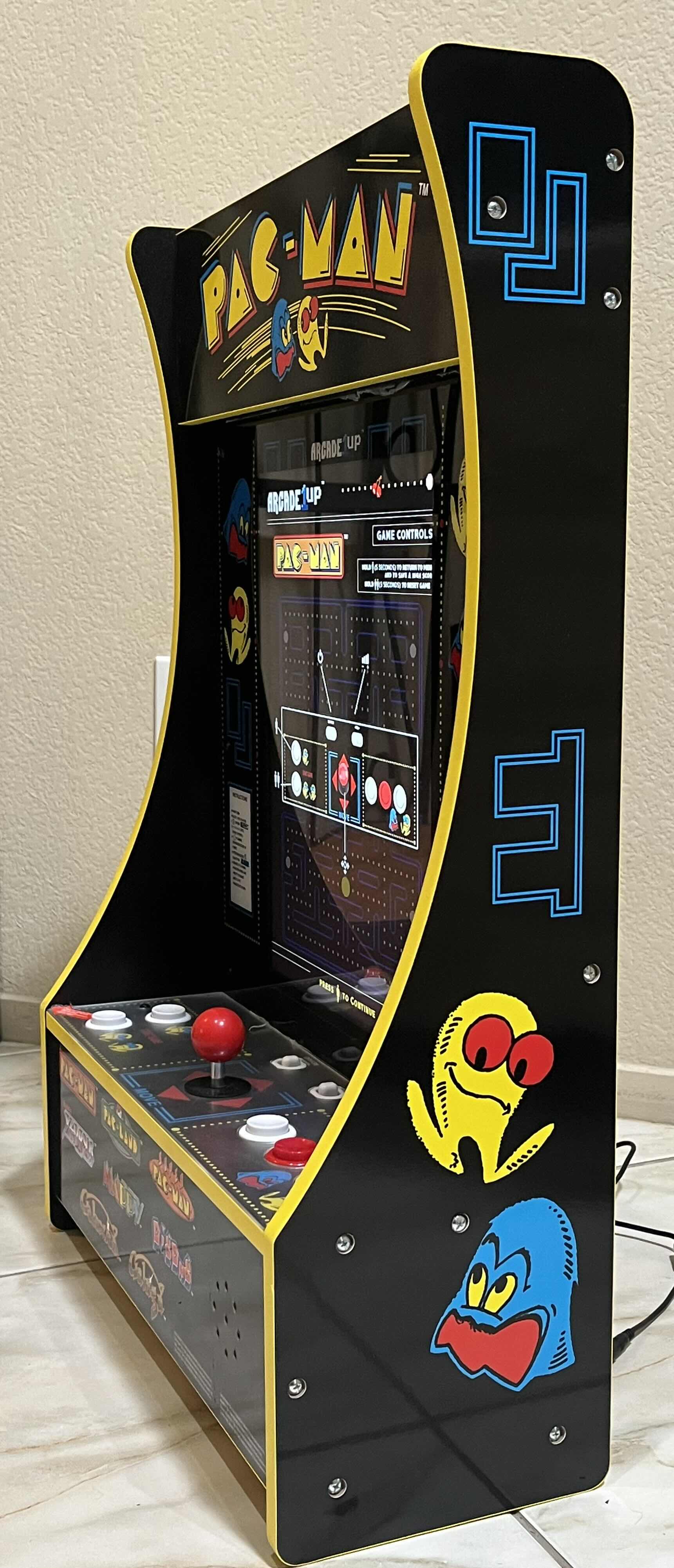 Photo 3 of ARCADE 1 UP PAC-MAN PARTY-CADE 8 IN 1 KIDS MINI 17” SCREEN GAMING MACHINE MODEL 8274 Q4 PACMAN PARTYCADE