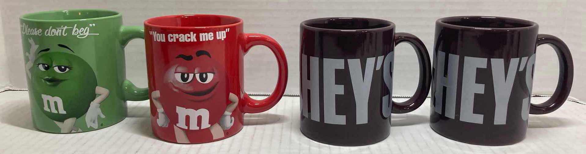 Photo 1 of M&M’S & HERSHEY’S COFFEE MUGS (4)