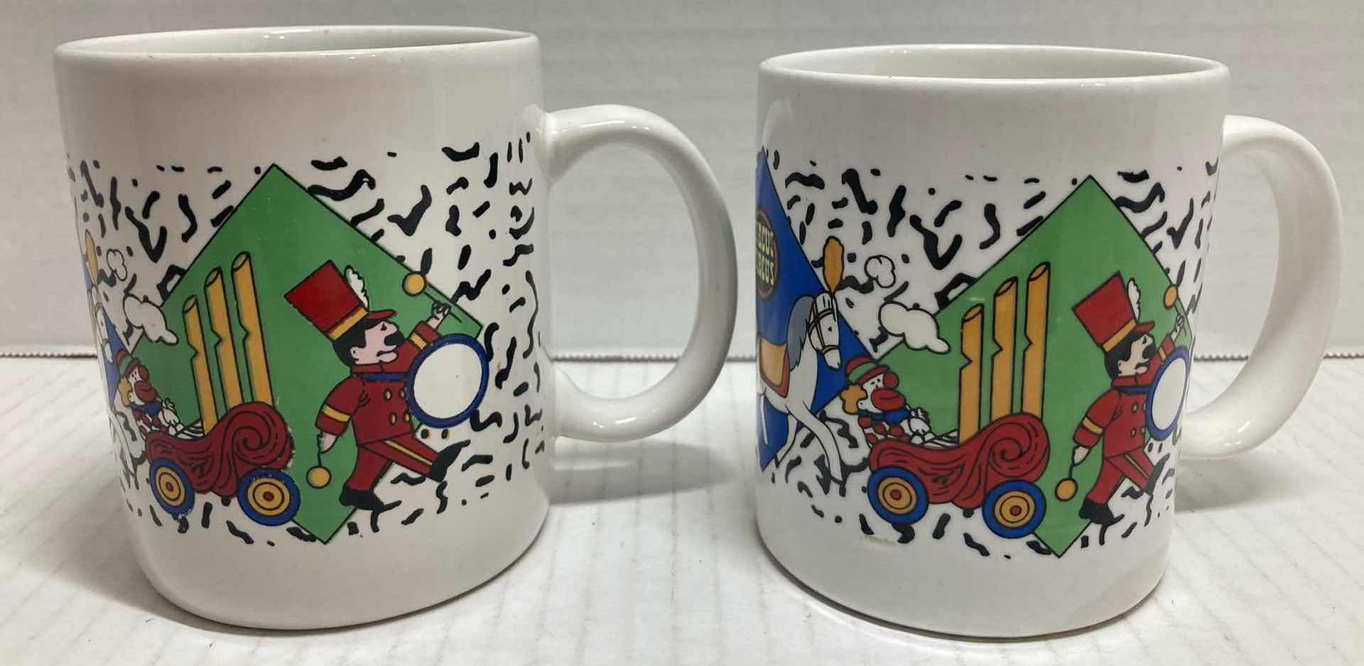 Photo 1 of VINTAGE CIRCUS CIRCUS COFFEE MUGS (2)