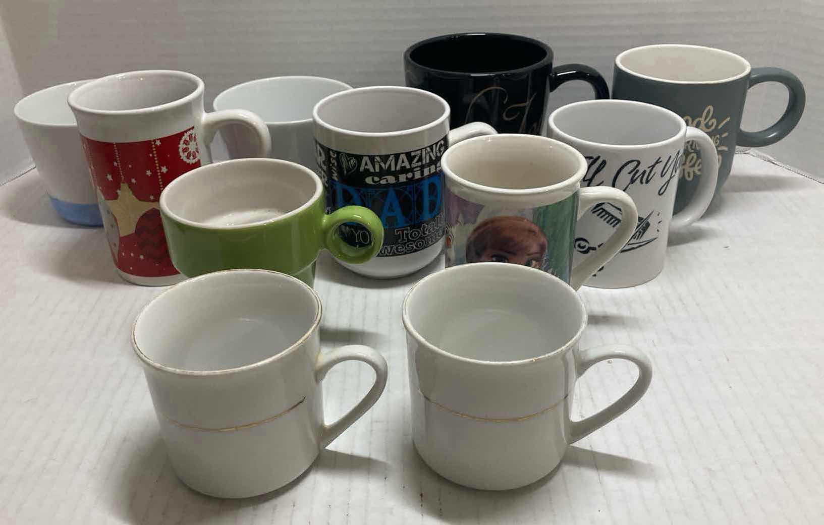 Photo 1 of COFFEE MUGS- VARIOUS STYLES & SIZES