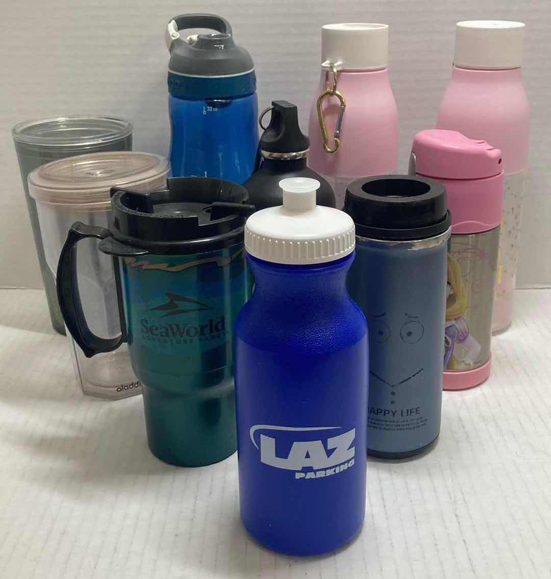 Photo 1 of CUPS & FLASKS- VARIOUS STYLES & SIZES (10)