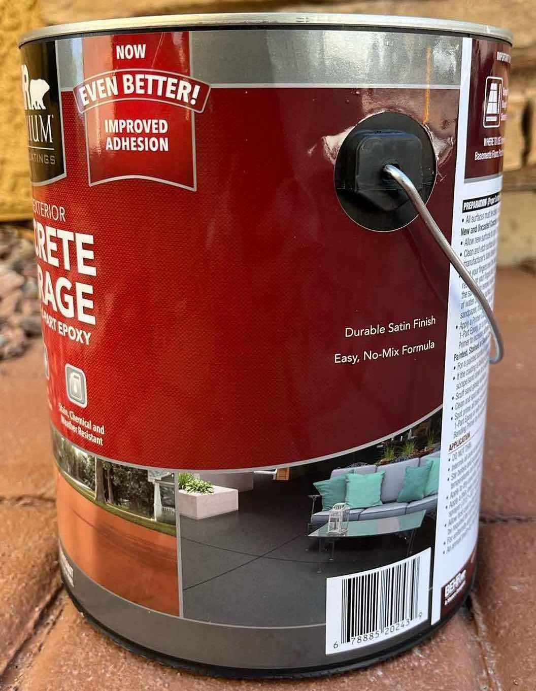 Photo 4 of BEUR PREMIUM DEEP BASE 930 INTERIOR/EXTERIOR CONCRETE & GARAGE SELF PRIMING 1 PART EPOXY FLOOR COATING PAINT 1GAL