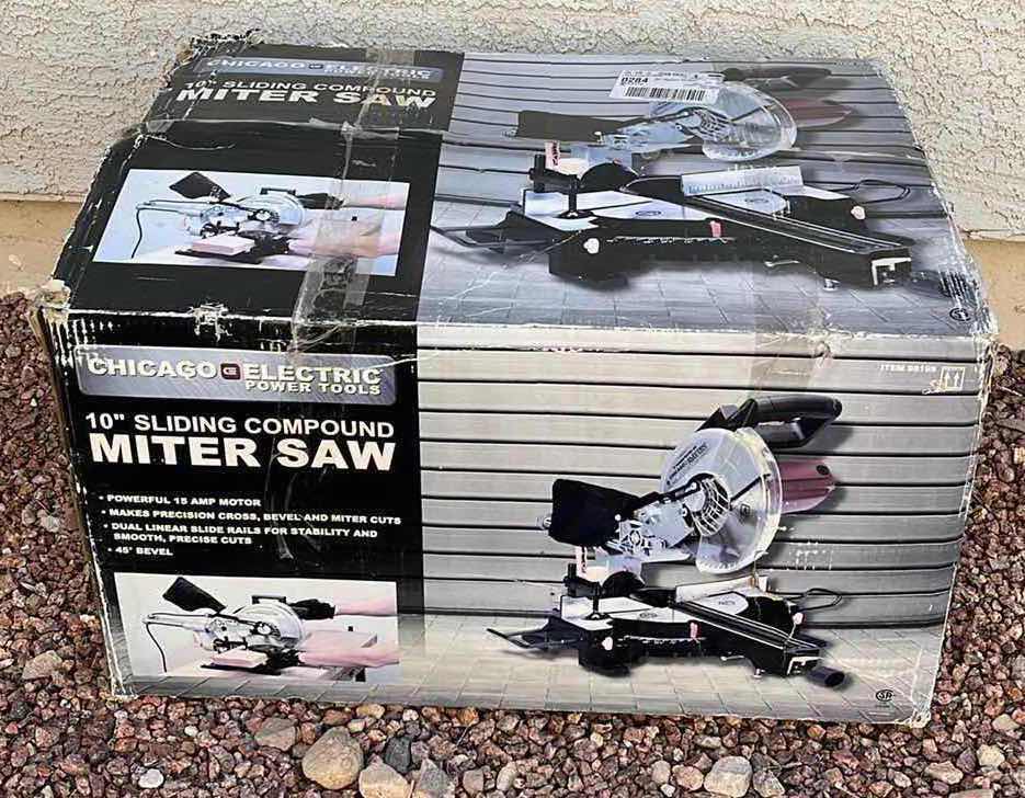 Photo 2 of CHICAGO ELECTRIC 10” SLIDING COMPOUND MITER SAW 98199