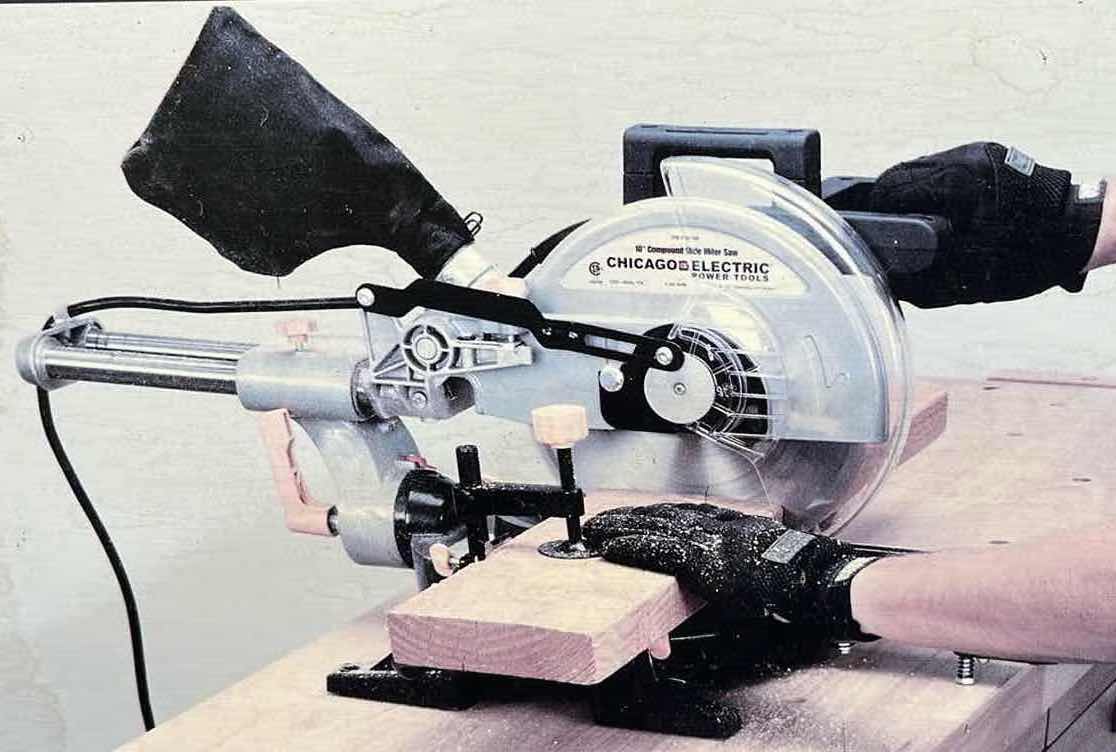 Photo 1 of CHICAGO ELECTRIC 10” SLIDING COMPOUND MITER SAW 98199