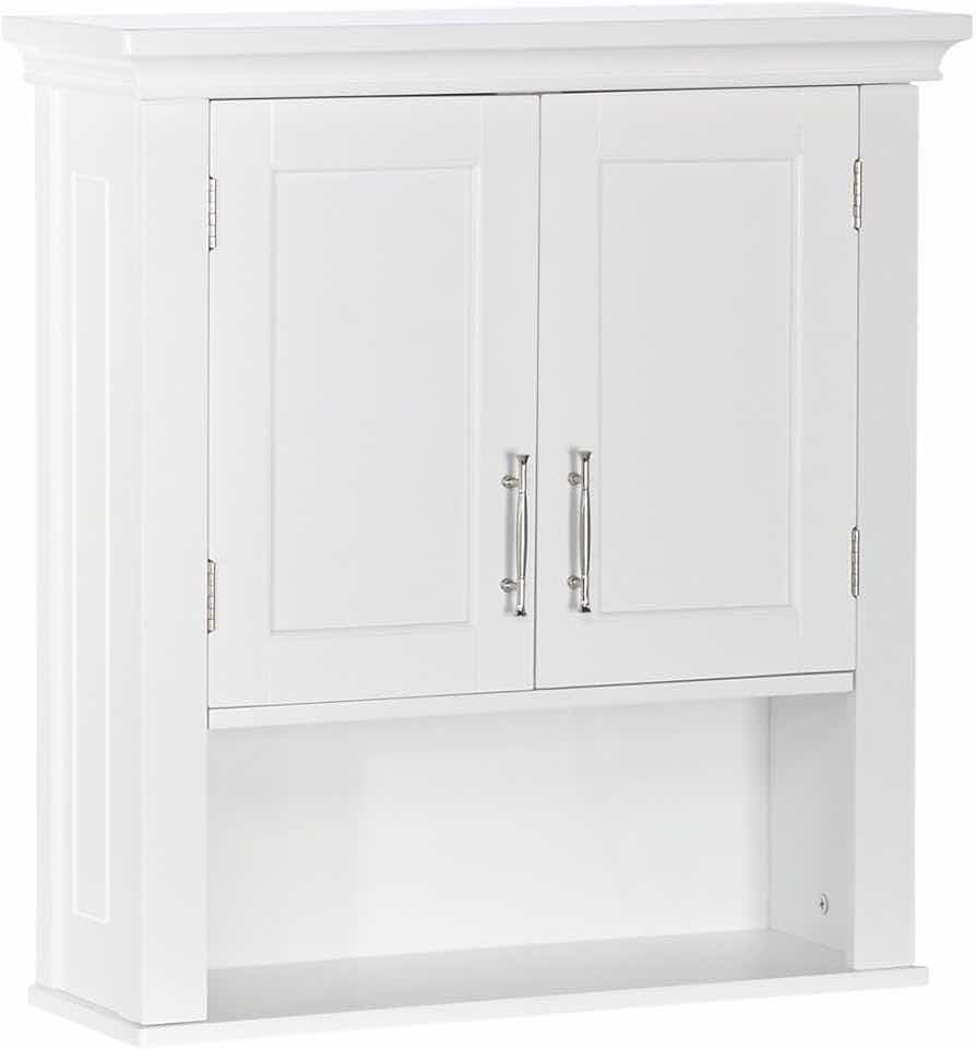 Photo 1 of RIVER RIDGE SOMERSET WHITE FINISH 2 DOOR WALL CABINET MODEL 06-039