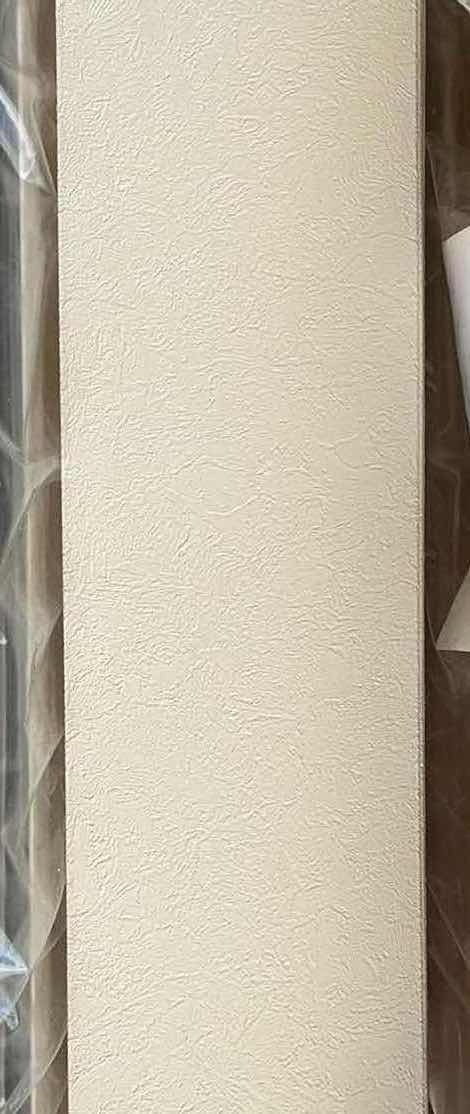 Photo 2 of LEVOLOR VANILLA FINISH VERTICAL VINYL WINDOW BLINDS 72” X 1.5” H46”