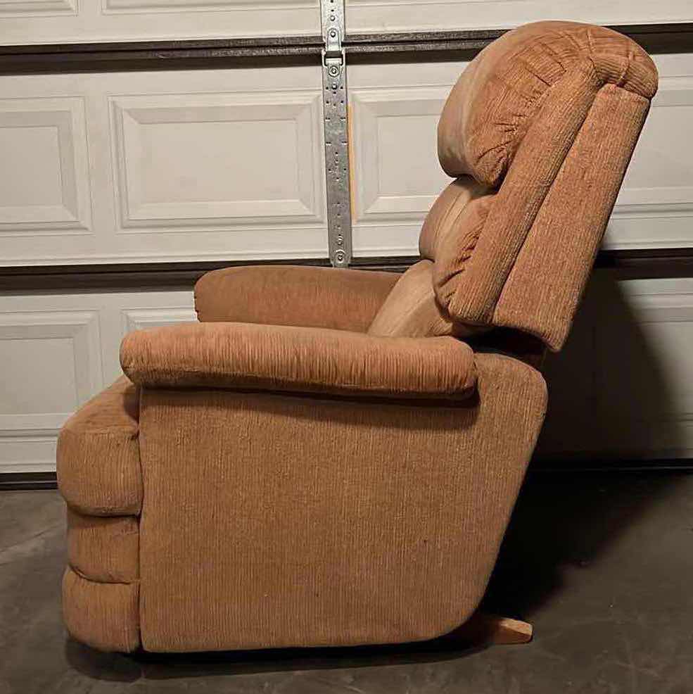 Photo 5 of LA-Z-BOY TAN CORDUROY RECLINER CHAIR 35” X 37” H41”