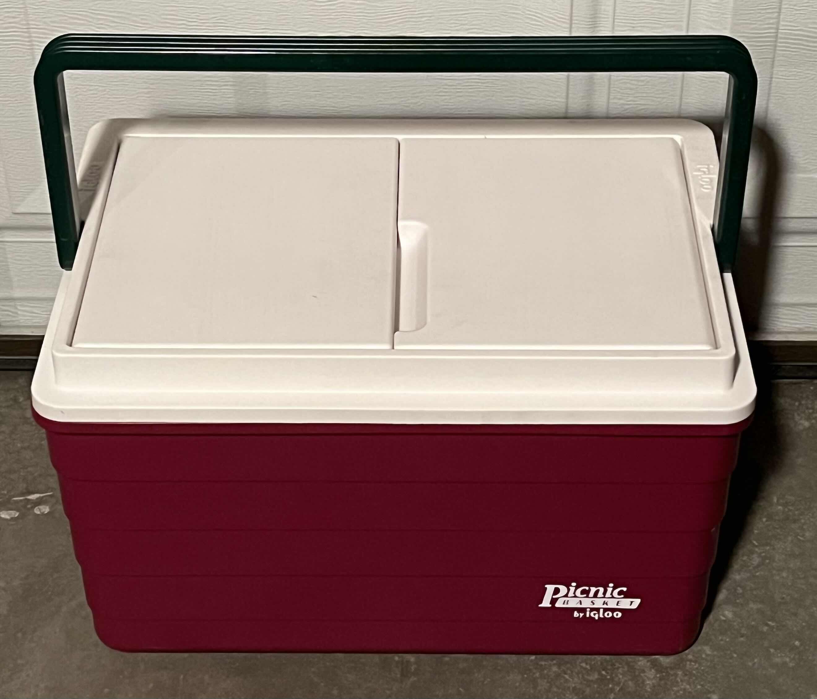 Photo 1 of IGLOO PICNIC BASKET ICE CHEST COOLER 19” X 12.5” H11.25”