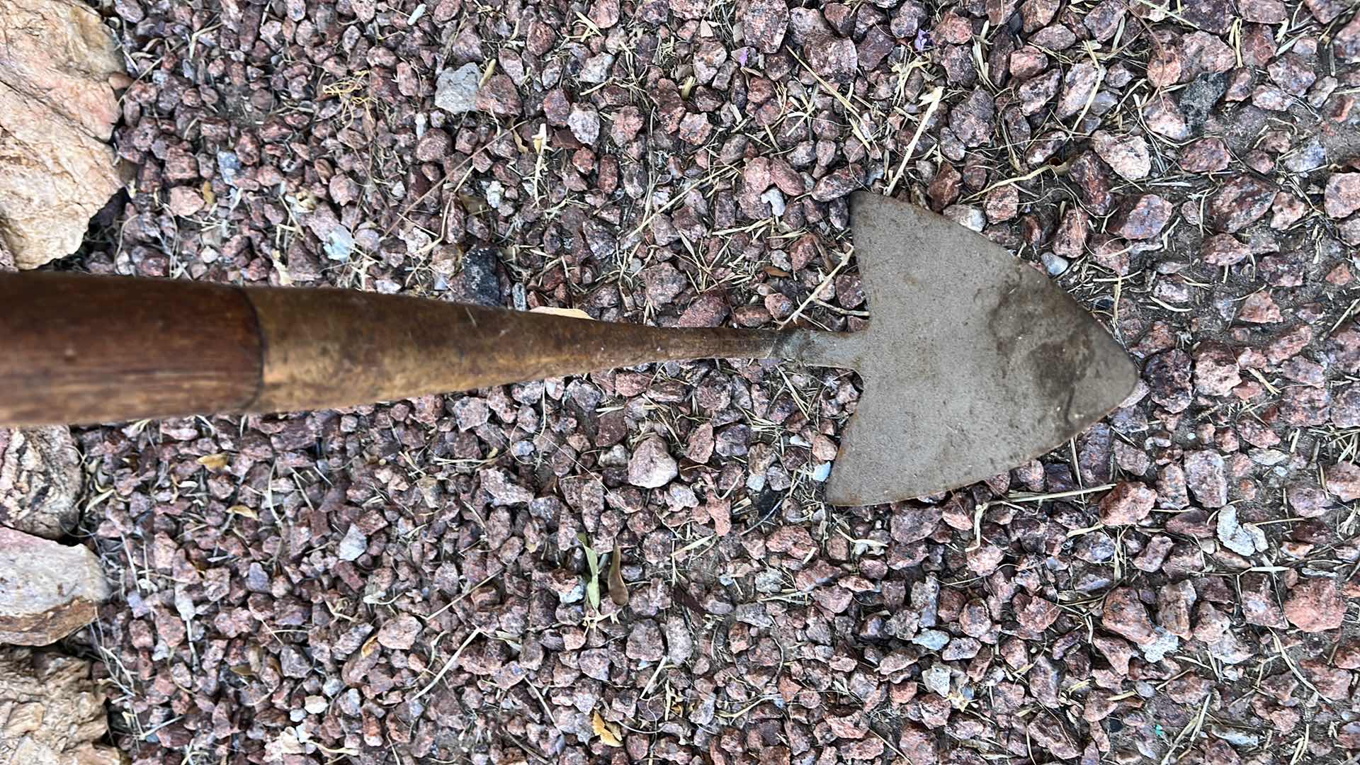 Photo 3 of YARD & GARDEN TOOLS (4)-BACK HOE, RAKES, SHOVEL