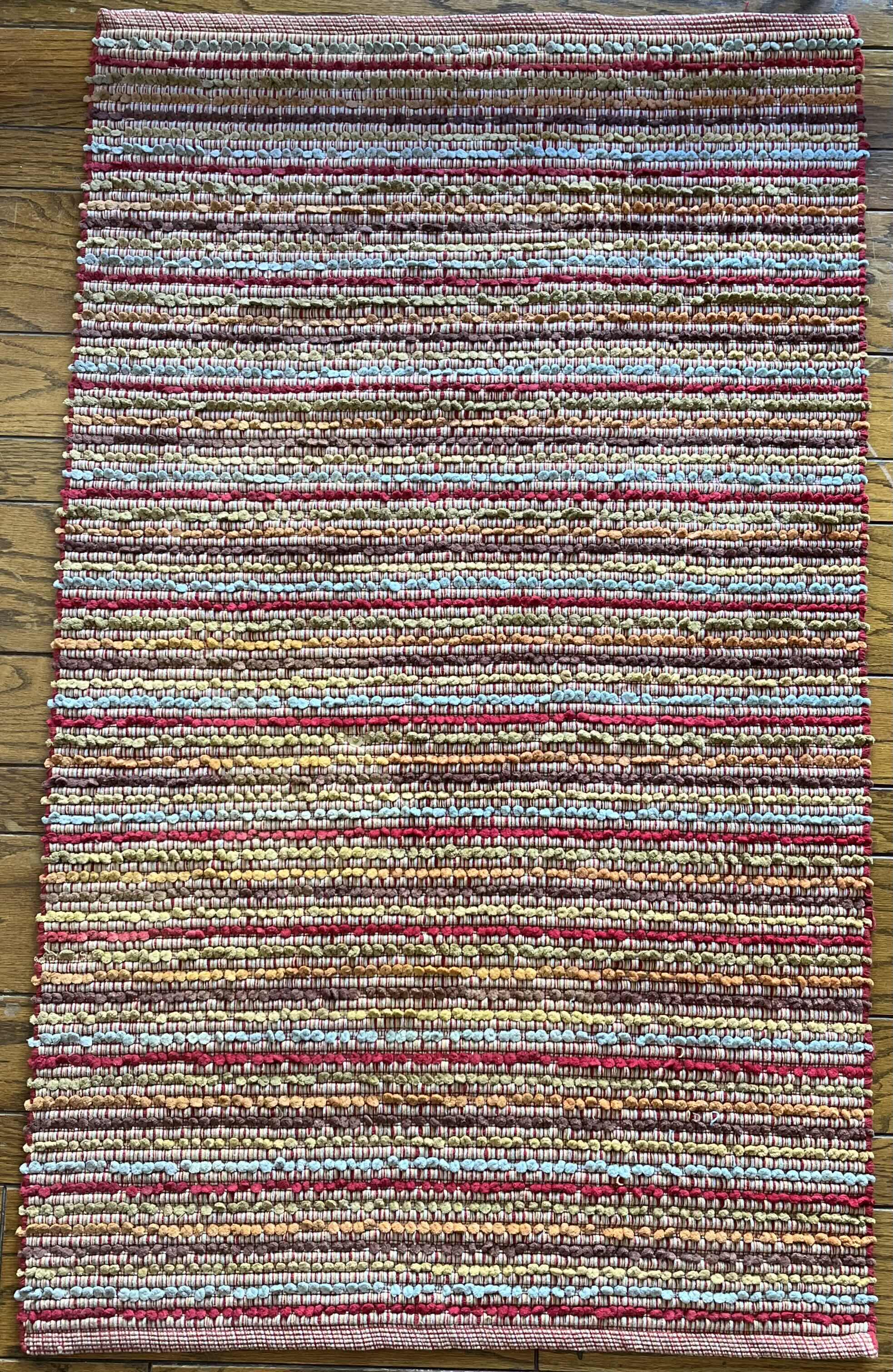 Photo 1 of PIER 1 IMPORTS MULTI-COLOR WOVEN RUNNER AREA RUG 36” X 60”