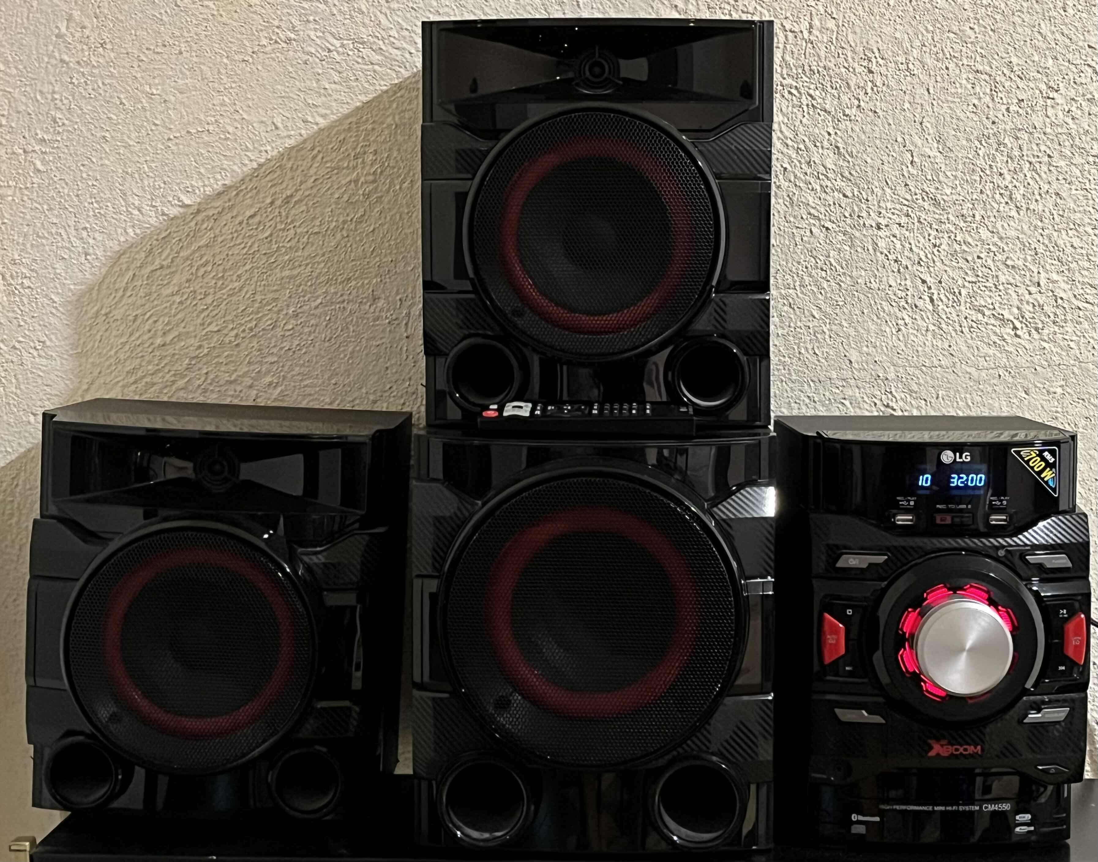 Photo 1 of LG XBOOM HIGH PERFORMANCE MINI HI-FI SYSTEM BLUETOOTH 700W HOME STEREO W REMOTE MODEL CM4550