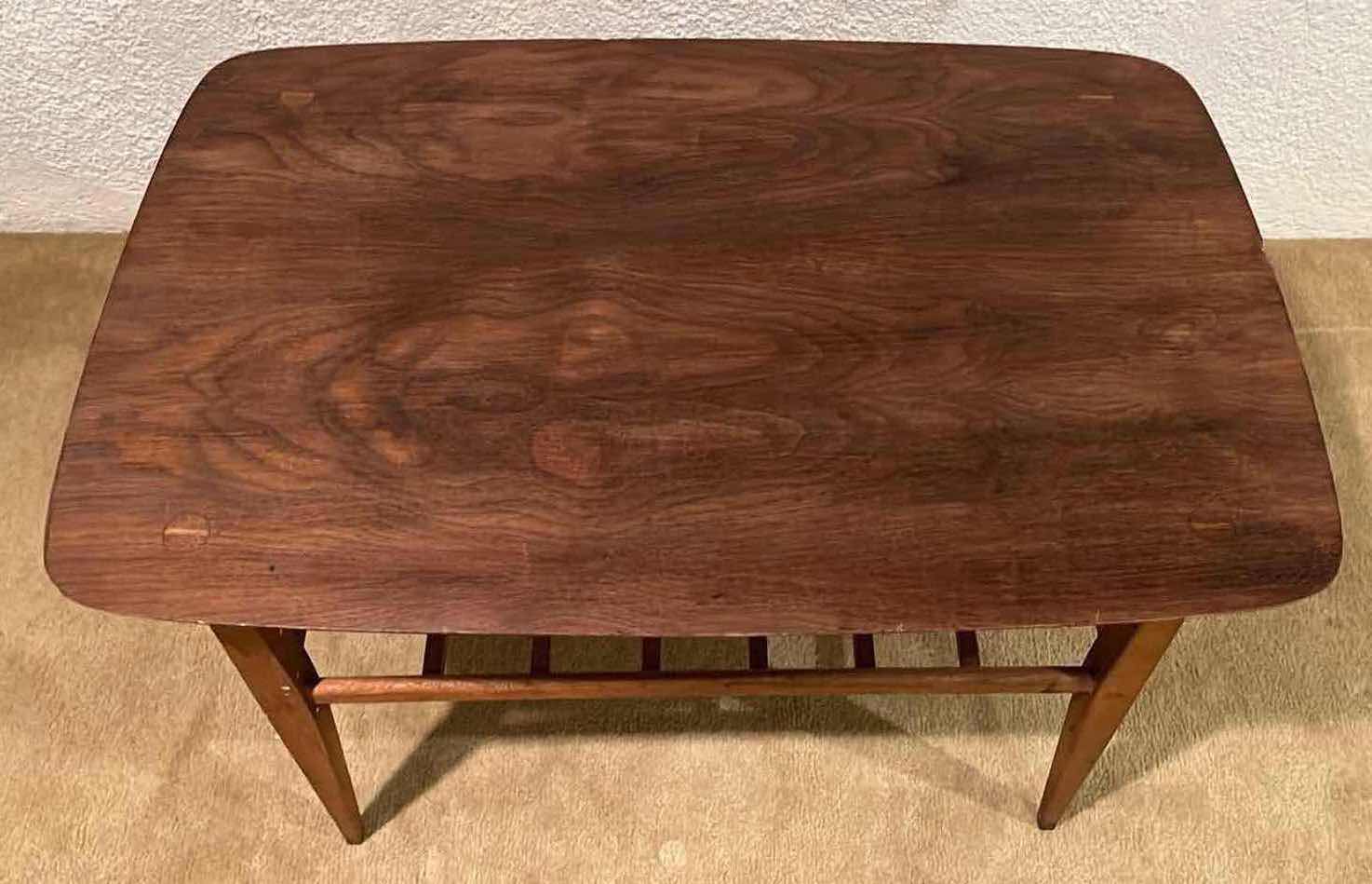 Photo 5 of LANE ALTAVISTA,VA FURNITURE WALNUT WOOD ACCENT TABLE 30” X 20” H19”