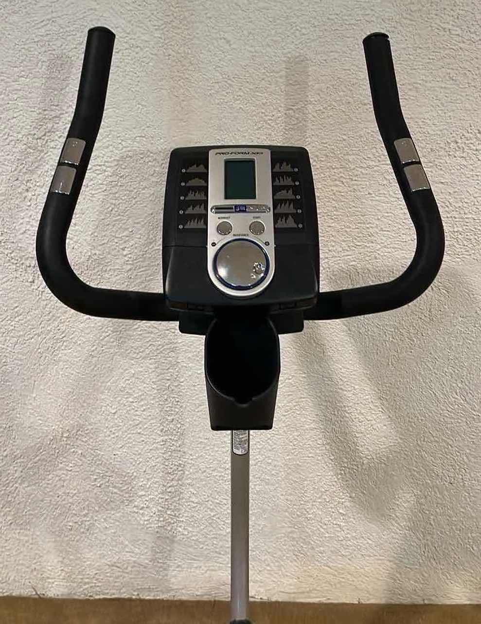 Photo 5 of PRO-FORM QUIET TECH DIGITAL RESISTANCE XP 185U STATIONARY EXERCISE BIKE (READ NOTES)