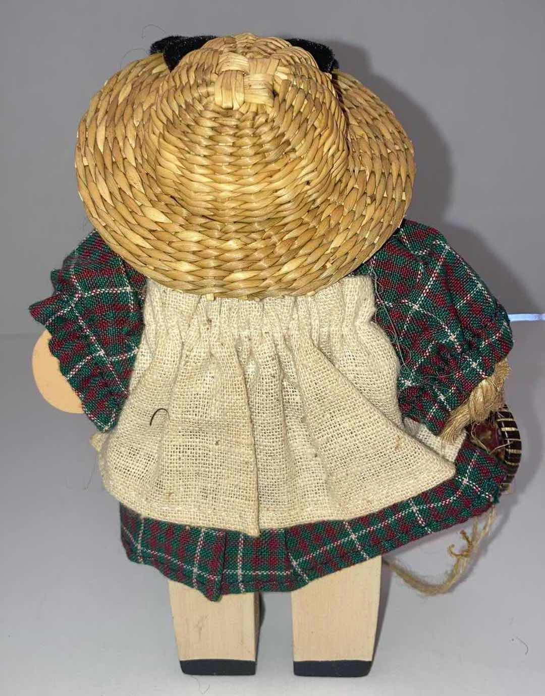 Photo 4 of LIZZIE HIGH THE LITTLE ONES “LOVE CRUNCHY APPLES IN THE FALL” HANDCRAFTED WOODEN DOLL H6.5”