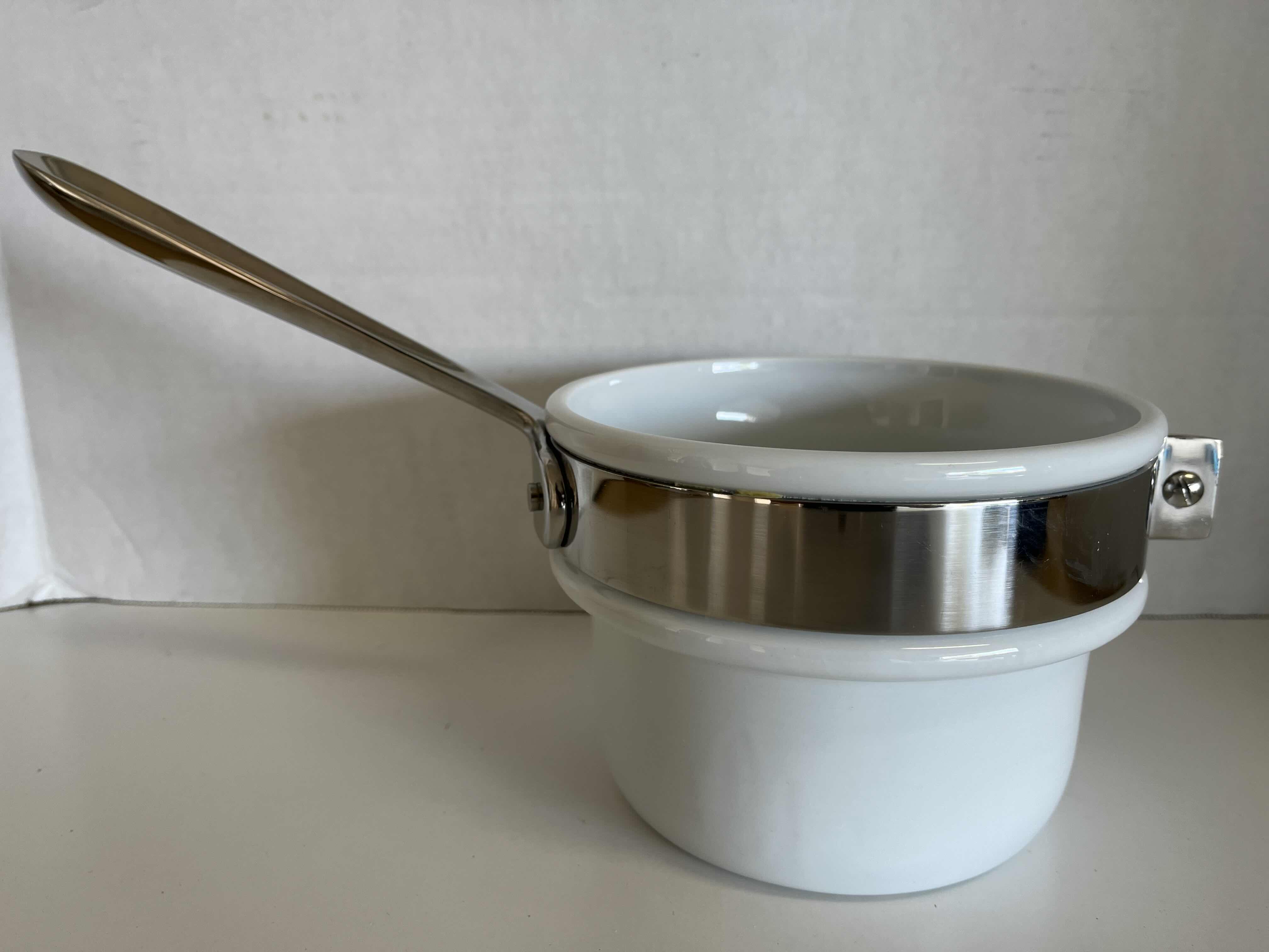 Photo 1 of ALL CLAD DOUBLE BOILER CERAMIC INSERT 6.5” X 4.75”