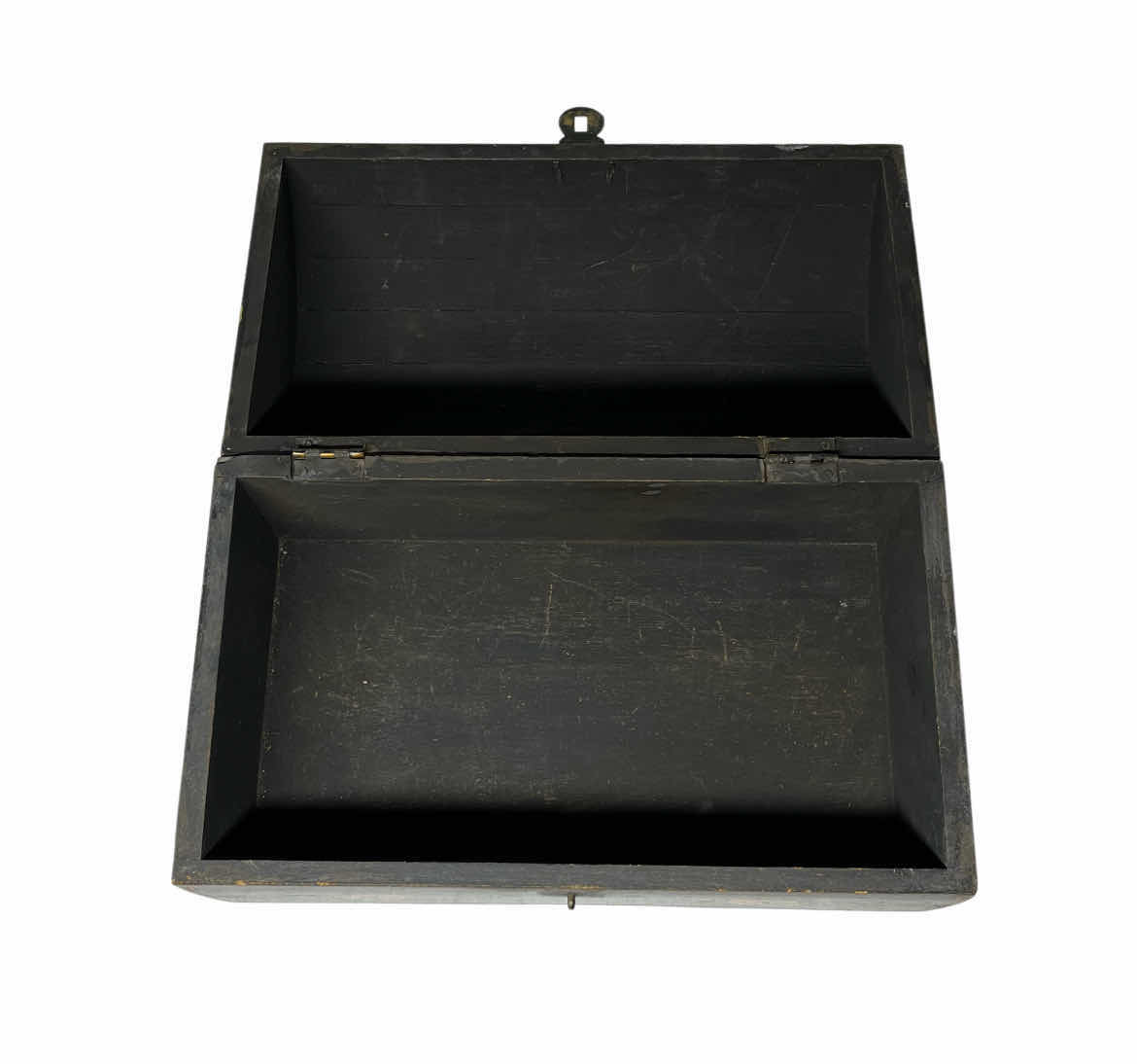 Photo 1 of VINTAGE FLORAL DESIGN WOOD TRINKET CHEST 12” X 7” H7”