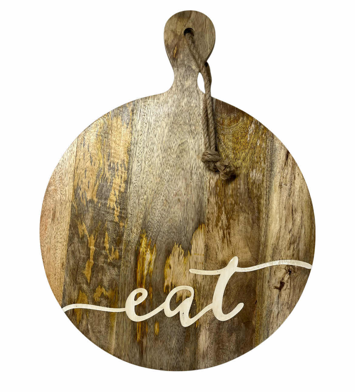 Photo 1 of “EAT” WOOD CHARCUTERIE CUTTING BOARD 18” X 24”