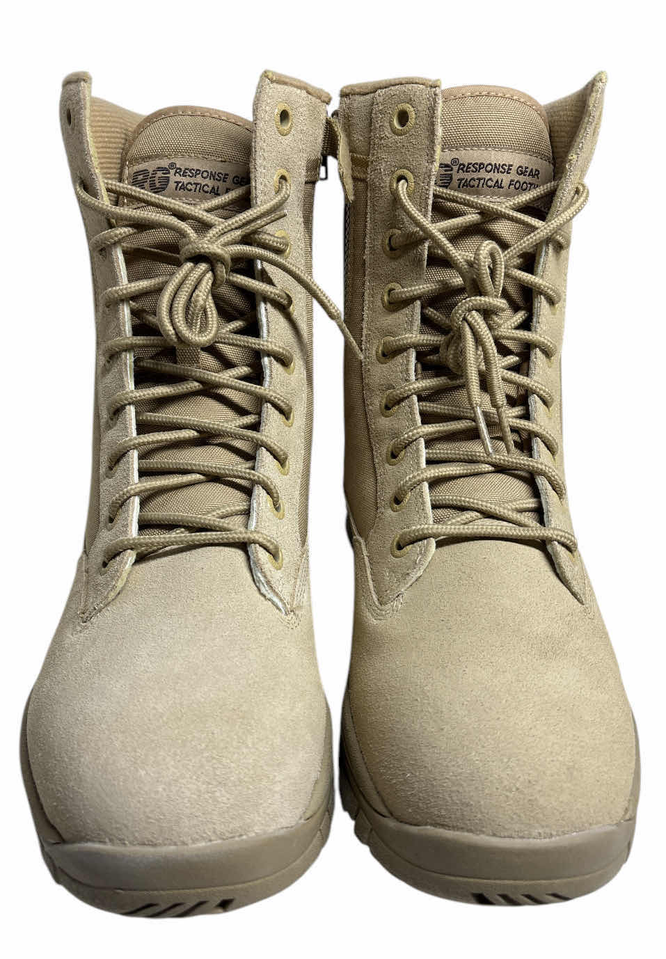 Photo 1 of NEW MENS RESPONSE GEAR TACTICAL FOOTWEAR DESERT 8” SERVICE BOOT (SIZE 12)