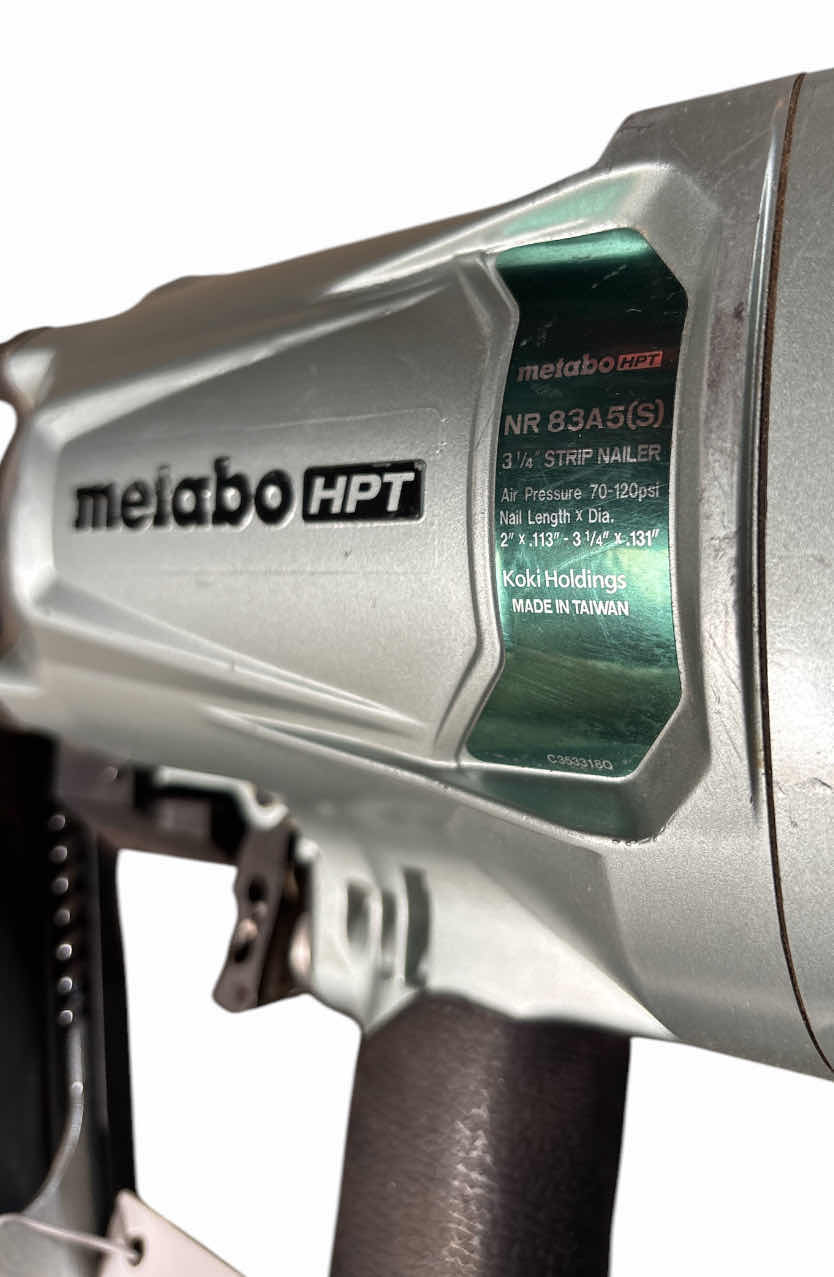 Photo 1 of METABO HPT A5 SERIES 3-1/4” 83mm STRIP NAILER, NR83A5(S)