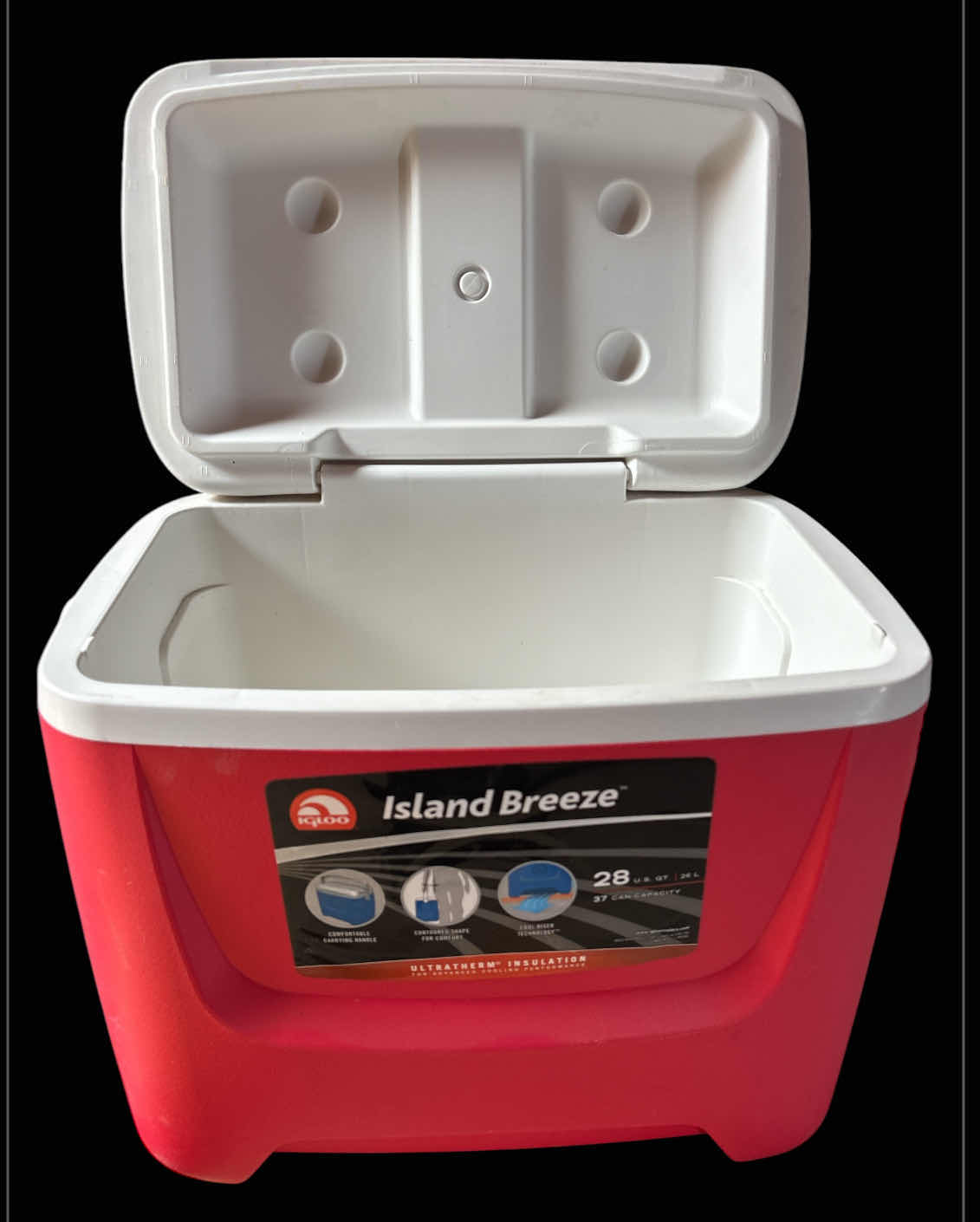 Photo 1 of IGLOO ISLAND BREEZE 28 QT ICE CHEST W ULTRATHERM INSULATION, 37 CAN CAPACITY