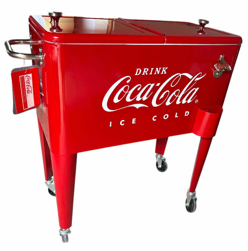 Photo 1 of NEW COCA-COLA RETRO ICE COLD 60 QT COOLER (CP98105)