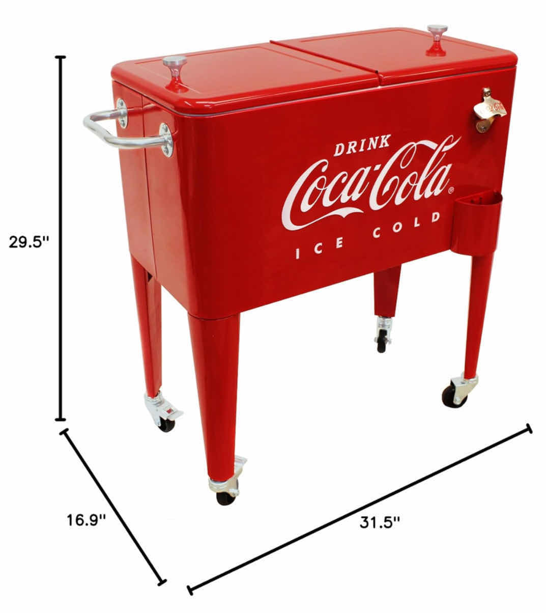 Photo 1 of NEW COCA-COLA RETRO ICE COLD 60 QT COOLER (CP98105)
