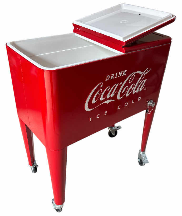 Photo 1 of NEW COCA-COLA RETRO ICE COLD 60 QT COOLER (CP98105)