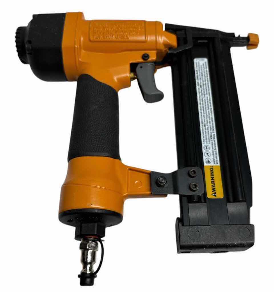 Photo 1 of BOSTITCH 18 GAUGE PNEUMATIC BRAD NAILER (SB-1850BN) & STANLEY BOSTITCH 18 GA 1-3/4” GALVANIZED STEEL BRAD NAILS APPROX QTY 1000 (BT1345B-1M)