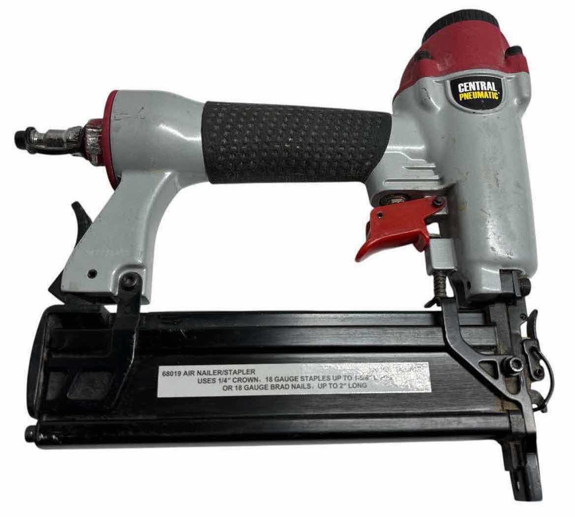 Photo 1 of CENTRAL PNEUMATIC 18 GAUGE 2-IN-1 AIR NAILER/STAPLER (68019)