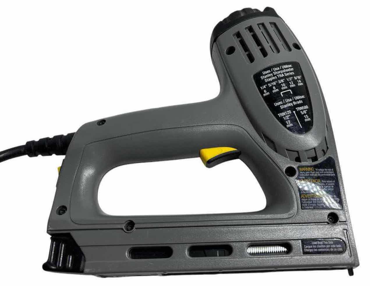Photo 1 of STANLEY ELECTRIC STAPLE/NAIL GUN (TRE550) & T50 ARROW GENUINE 1/2” 12mm STAPLES #508 (APPROX QTY 2500)