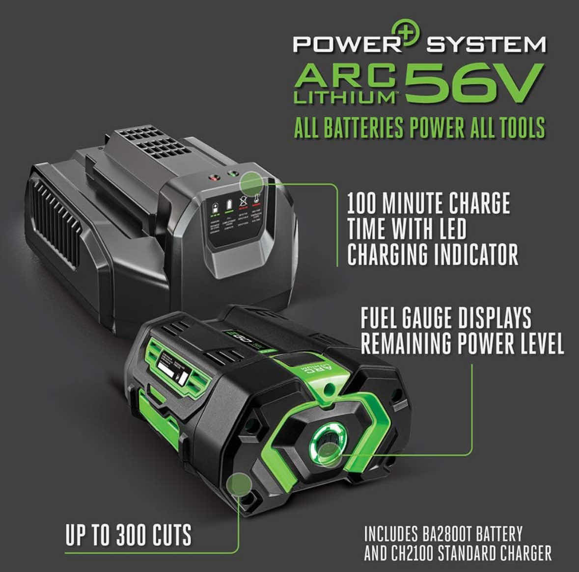 Photo 1 of EGO POWER+ 18” CORDLESS CHAINSAW, INCLUDES 56V BATTERY 5.0Ah & 56V CHARGER (CS1804)