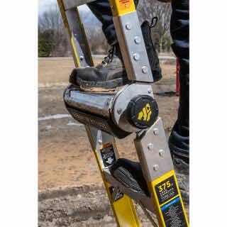 Photo 1 of GORILLA LADDERS 15 FT REACH FIBERGLASS TWIN STEP MULTI-POSITION LADDER W REMOVABLE PROJECT BUCKET, 375 LB LOAD CAPACITY, TYPE 1AA (FXT-15)