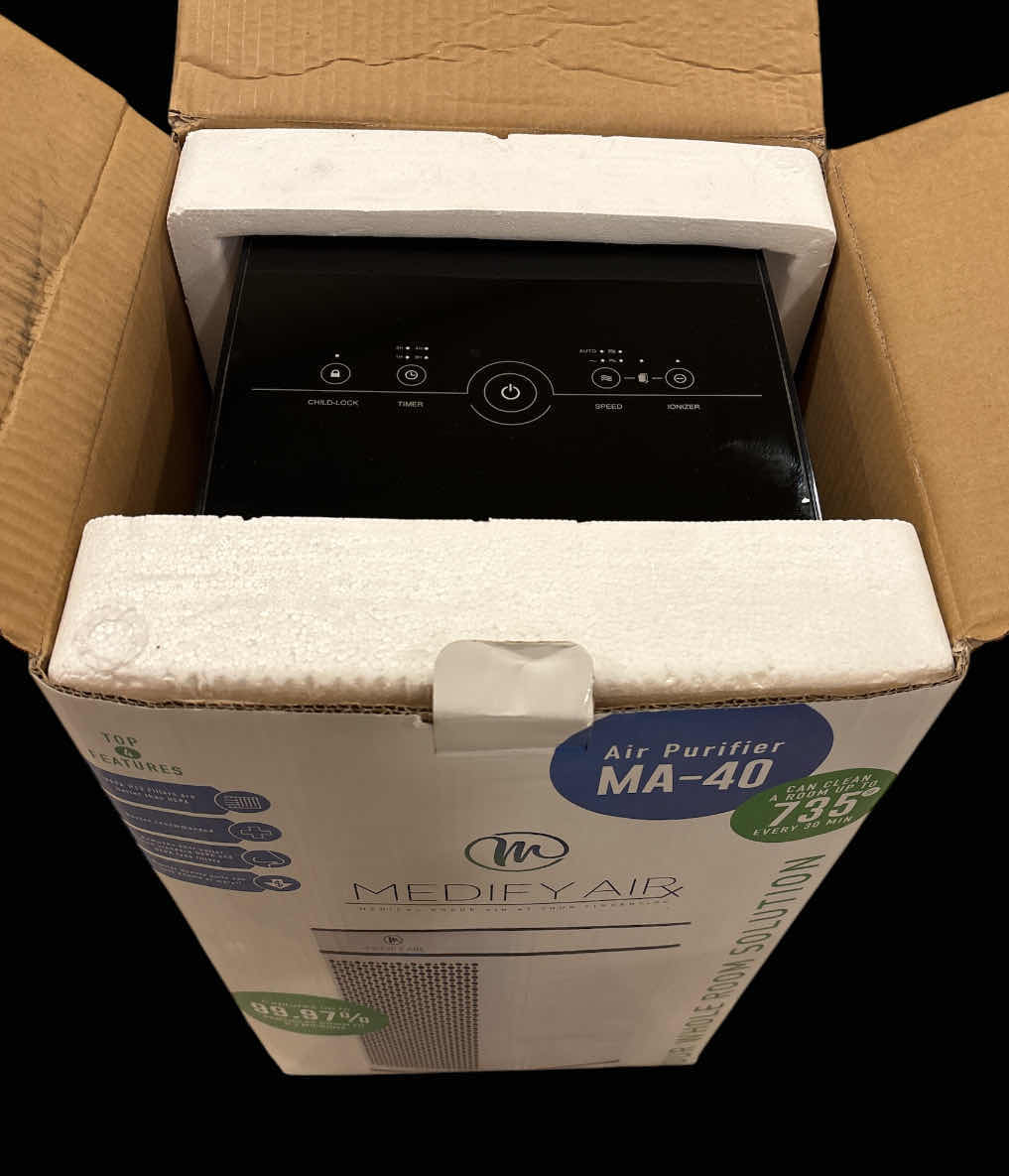 Photo 1 of MEDIFY AIR PURIFIER W TRUE HEPA H13 FILTER, WHITE (MA-40)