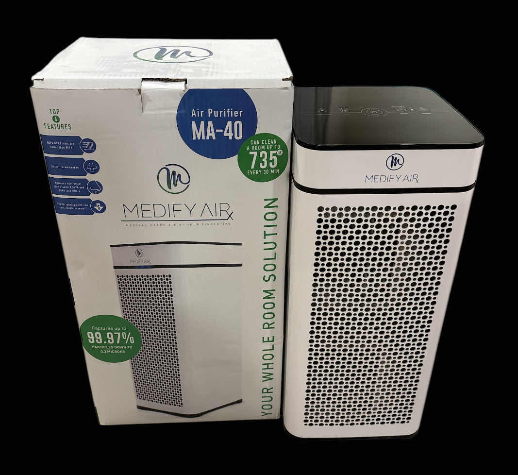 Photo 1 of MEDIFY AIR PURIFIER W TRUE HEPA H13 FILTER, WHITE (MA-40)