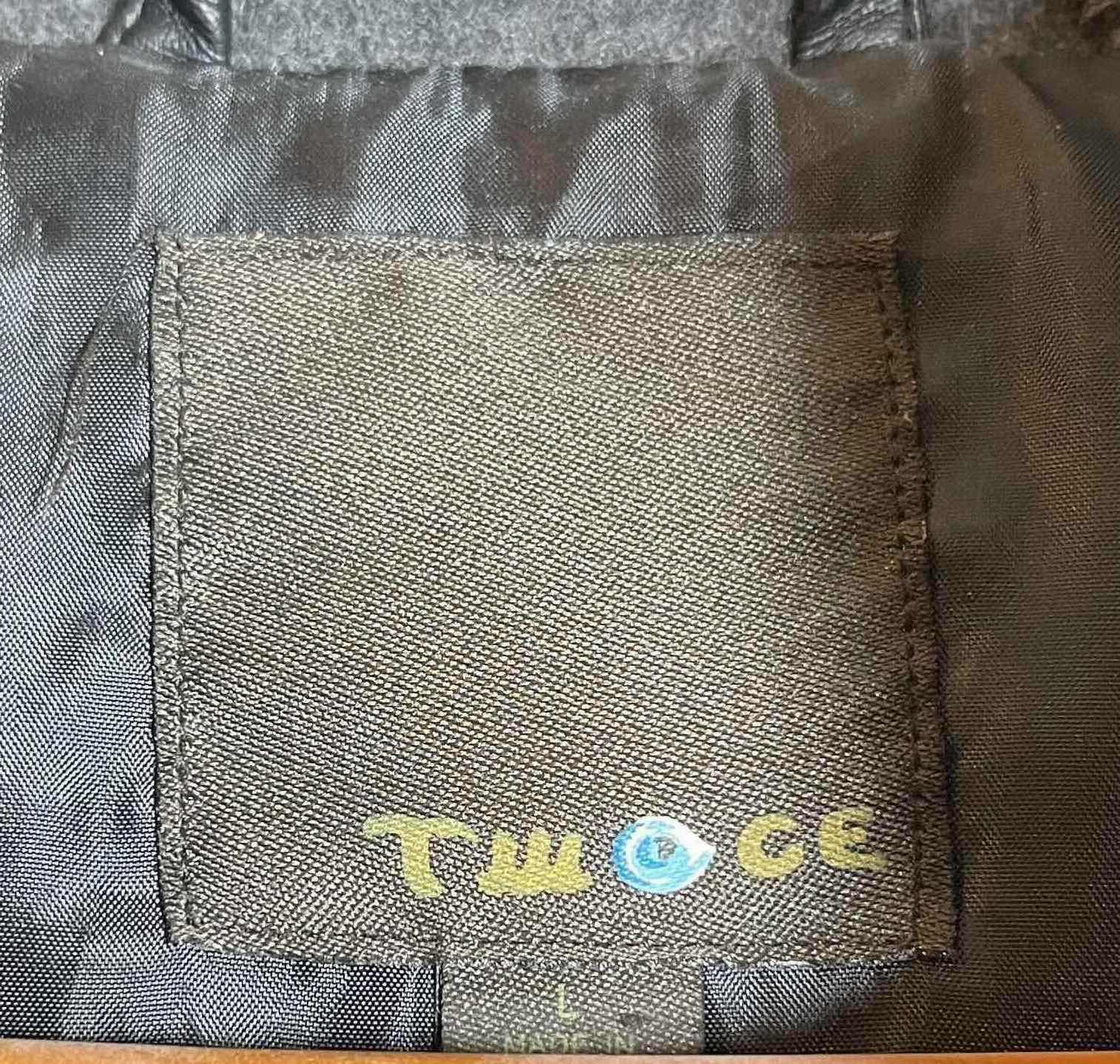 Photo 1 of TWCE BLACK LEATHER HOODED VEST