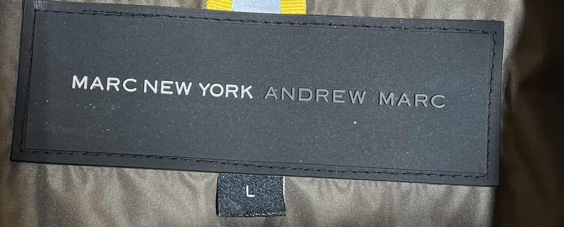 Photo 1 of ANDREW MARC NEW YORK GRAY WINDBREAKER JACKET MENS SIZE LG