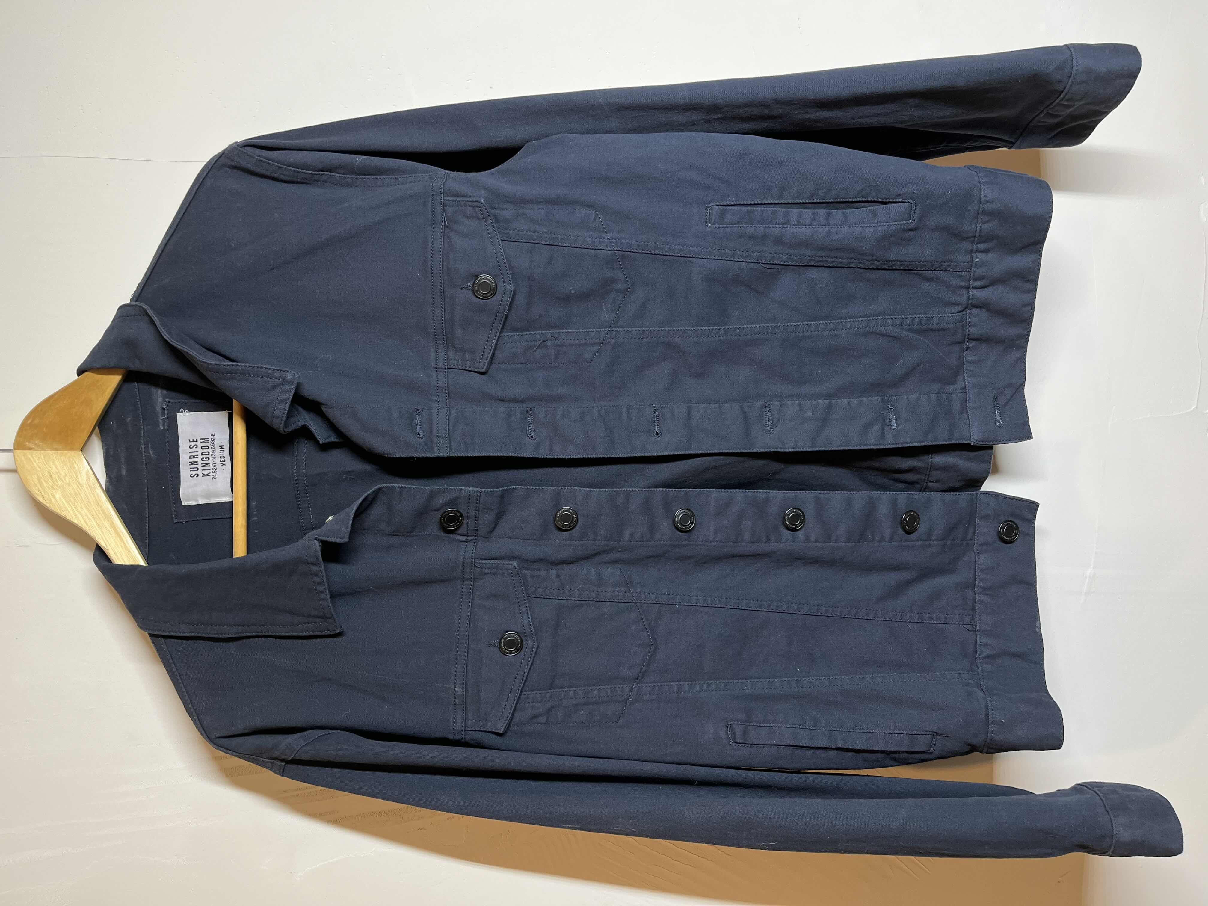 Photo 1 of SUNRISE KINGDOM BLACK TRUCKER JACKET MENS SIZE M