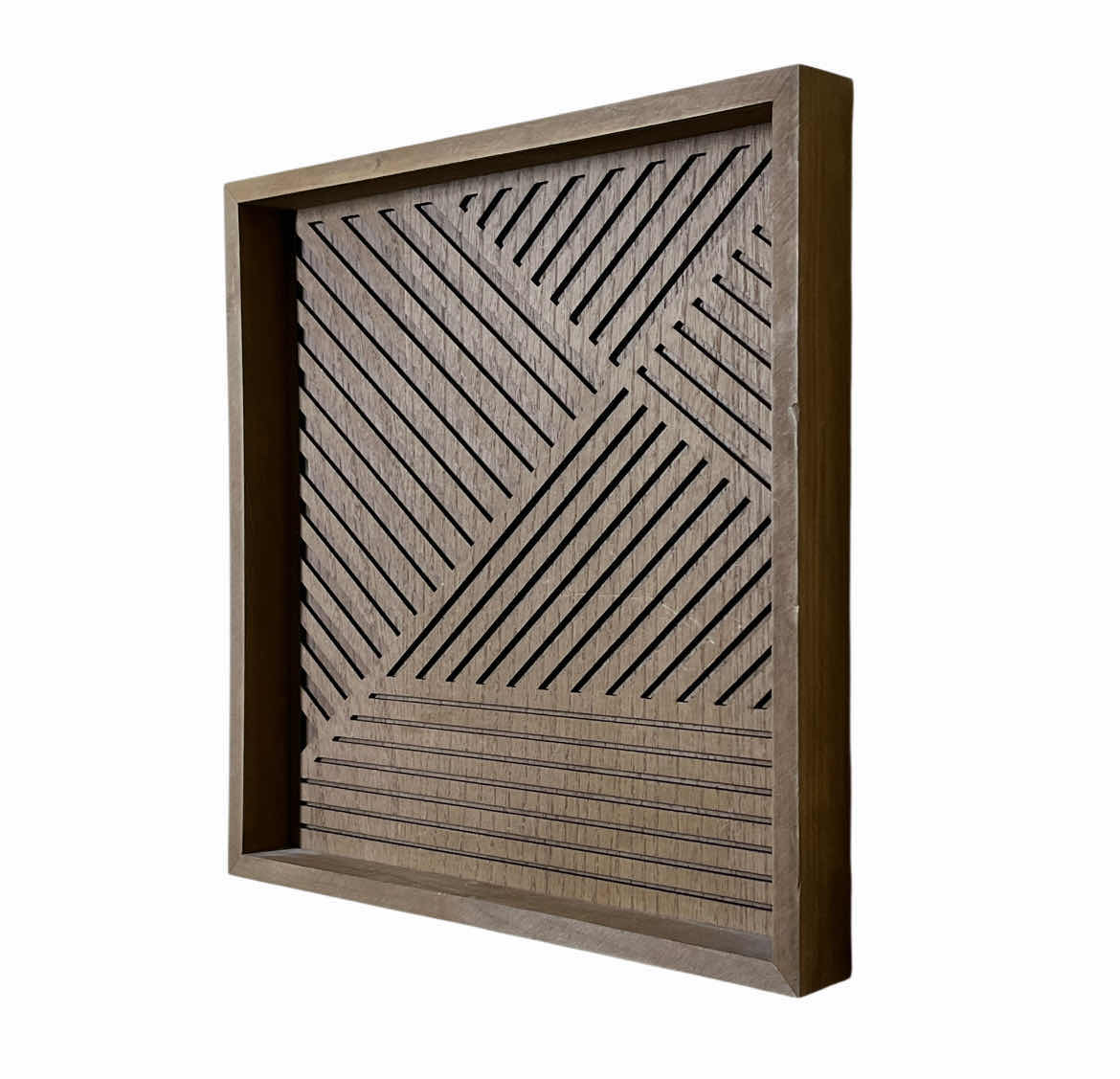 Photo 1 of NINGBO CNACC GEOMETRIC DESIGN WOOD WALL ART 14” X 1.5” H14”