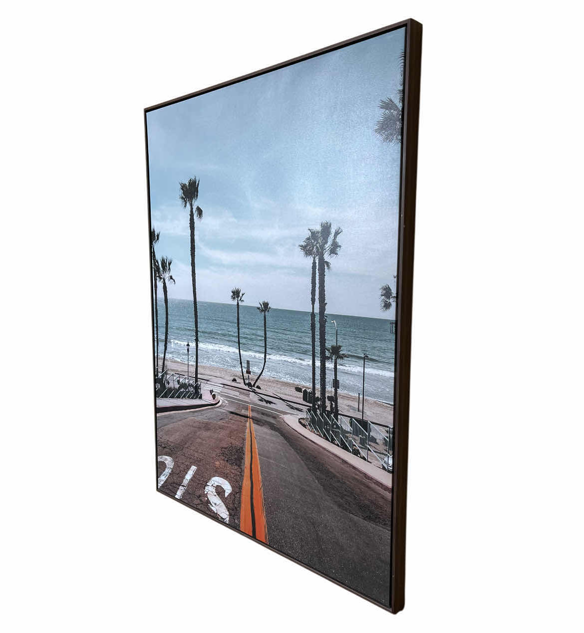 Photo 1 of OCEANSIDE BY FRAMED CANVAS PRINT ARTWORK BY JULIA PURINTON 31” X 41”